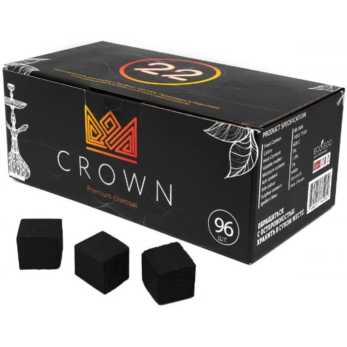 Уголь Crown 96 (22x22x22)