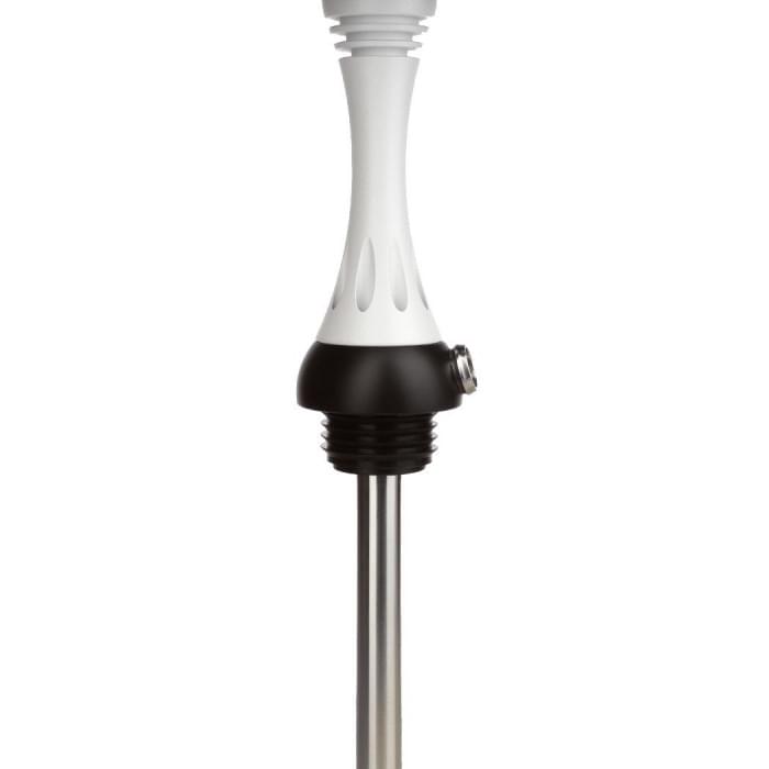 Кальян Alpha Hookah - Model X Snow White (Белый с блестками)