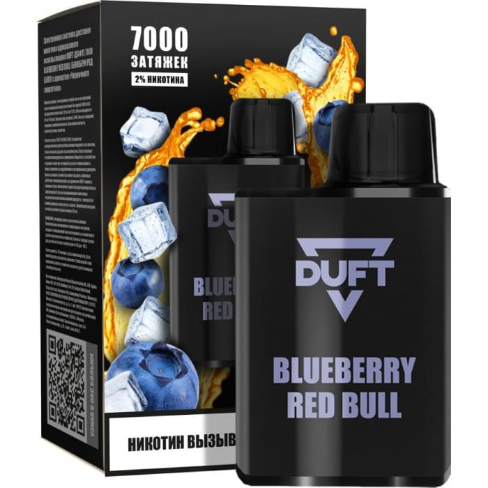 ЭС DUFT 7000 Blueberry Red Bull