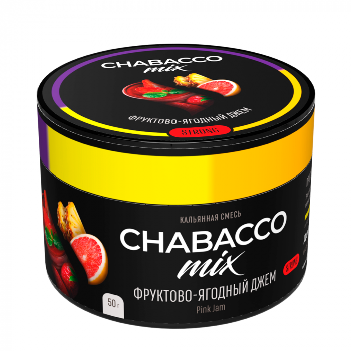 Chabacco Strong Mix 50 г Pink Jam (Фруктово-ягодный джем)