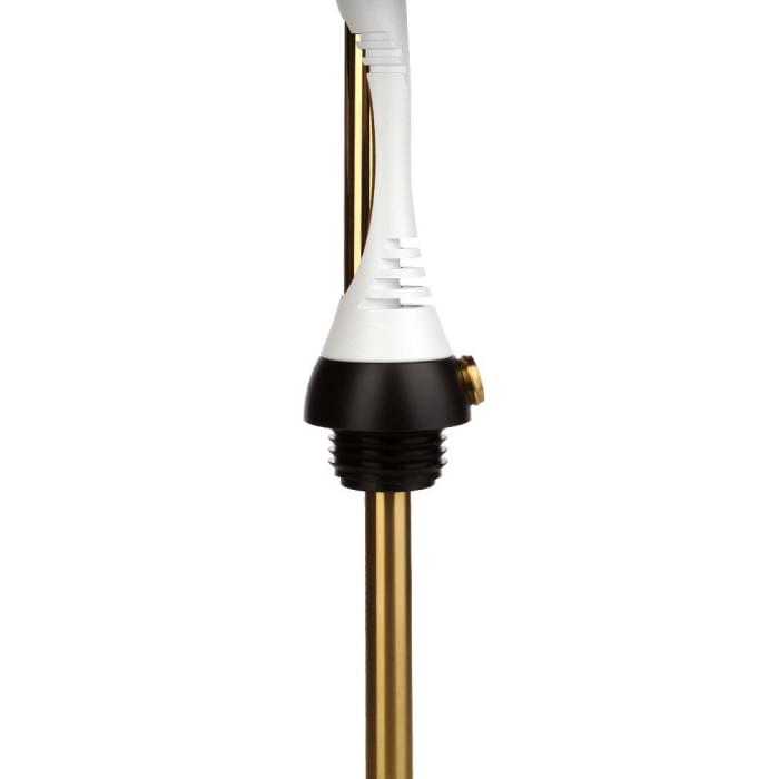 Кальян Alpha Hookah - Model S Snow White (Белый с блестками)