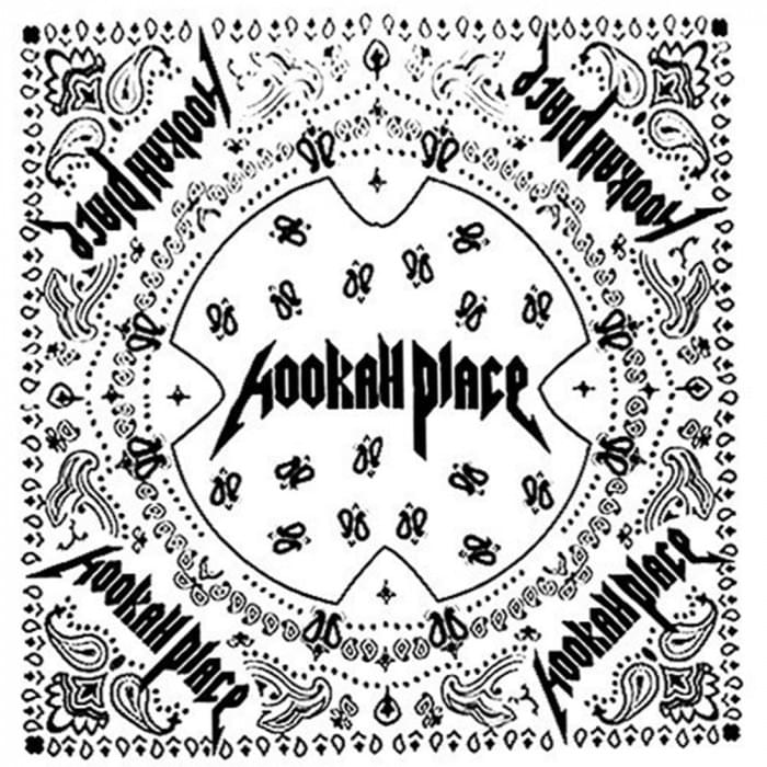 Бандана HookahPlace Hard Rock (Белая)