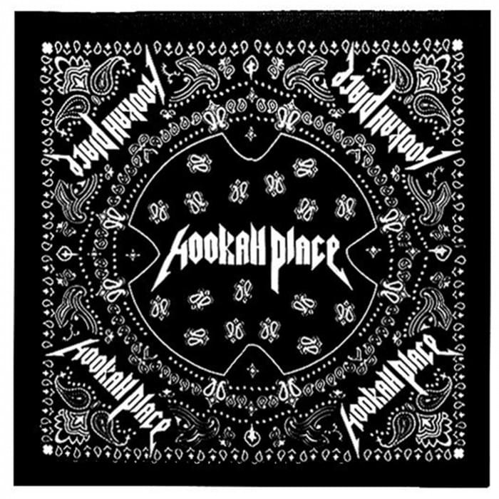 Бандана HookahPlace Hard Rock (Черная)