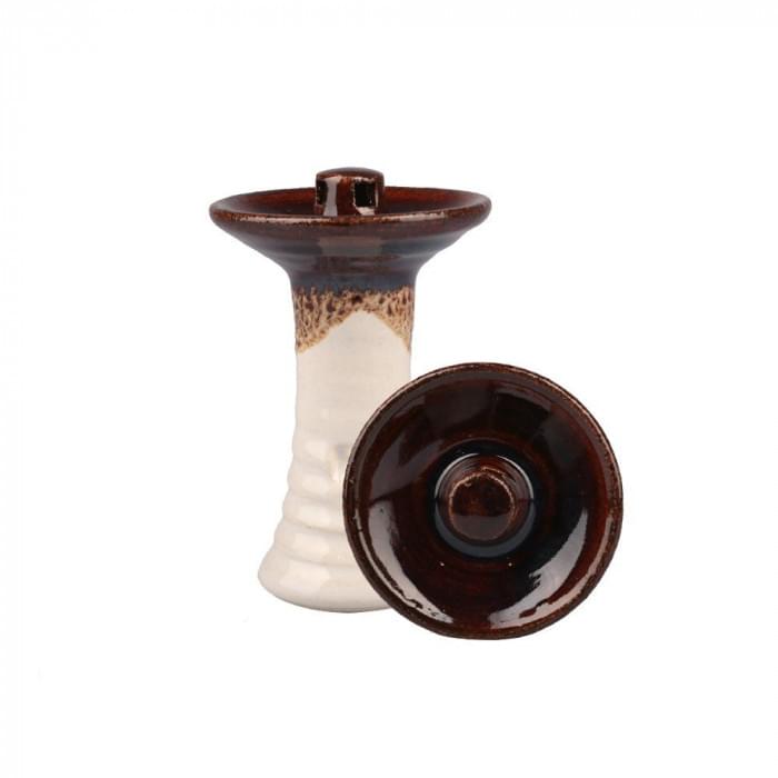 Чаша HookahJohn HJ Flying saucer (Root beer over white)