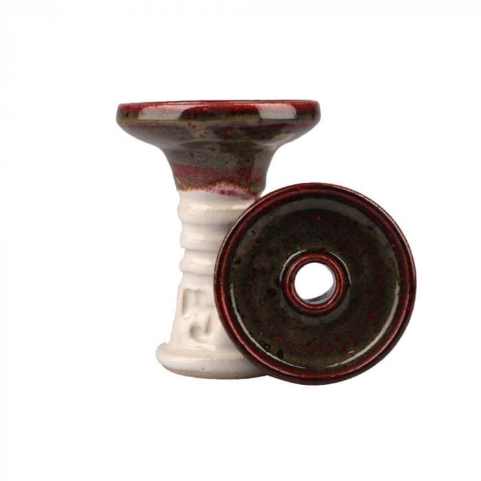 Чаша HookahJohn HJ Retro harmony (Red Eye over White)