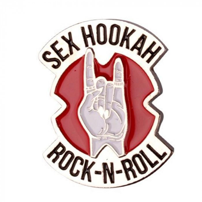 Значок металлический Rock-n-roll