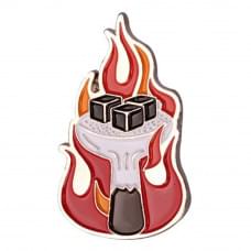 Значок металлический Fire