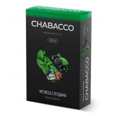 Chabacco Medium 50 г Melissa and berries (Мелисса с ягодами)