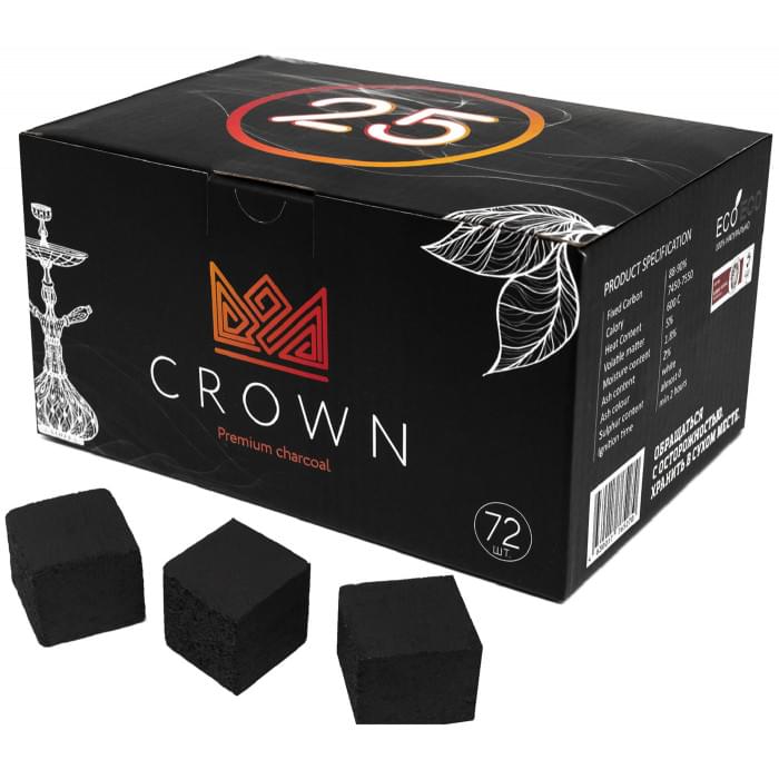 Уголь Crown Big 72 (25x25x25)
